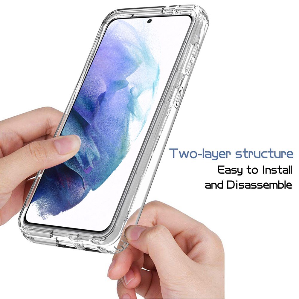 Cover protezione totale Samsung Galaxy S21 Plus Trasparente