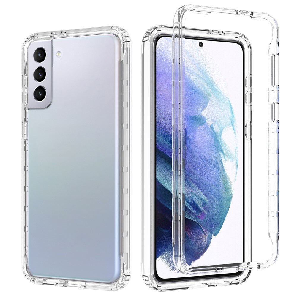 Cover protezione totale Samsung Galaxy S21 Plus Trasparente