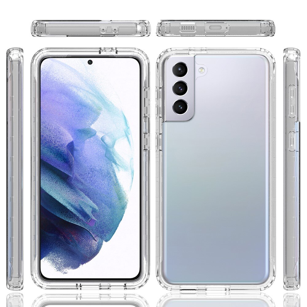 Cover protezione totale Samsung Galaxy S21 Plus Trasparente