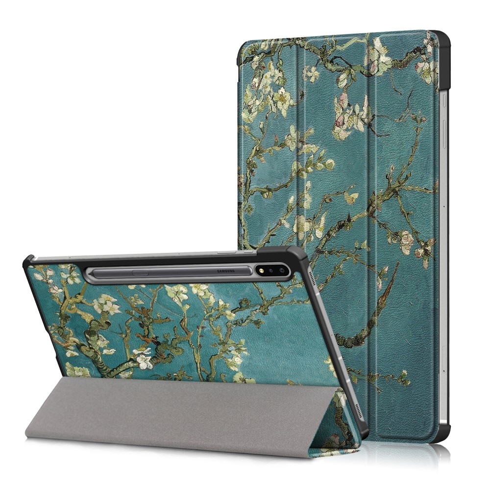 Cover Tri-Fold Samsung Galaxy Tab S7 FE Fiori di ciliegio