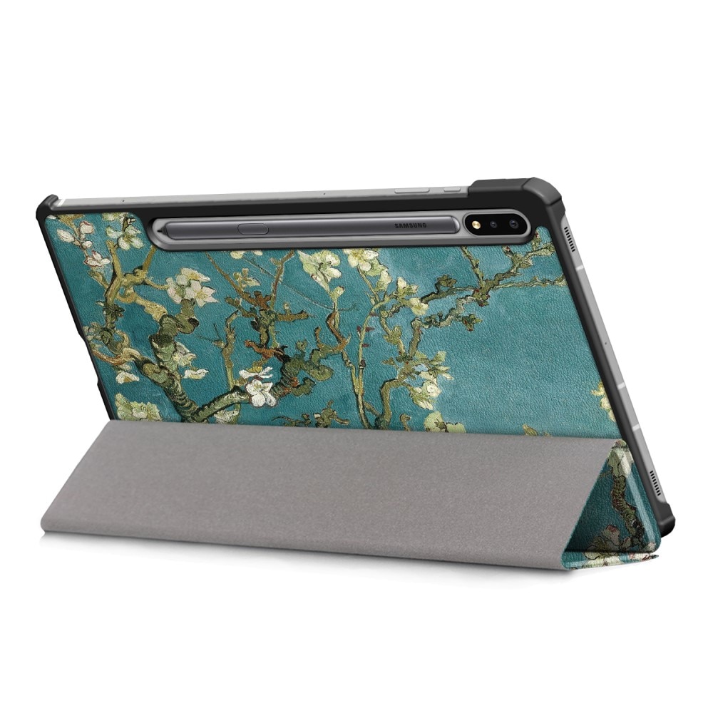 Cover Tri-Fold Samsung Galaxy Tab S7 FE Fiori di ciliegio