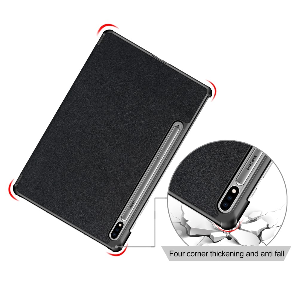 Cover Tri-Fold Samsung Galaxy Tab S7 FE Nero