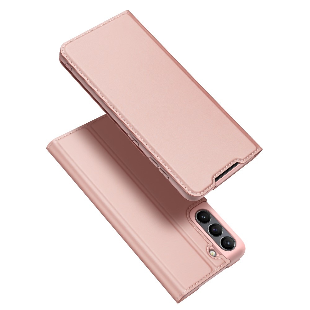 Cover portafoglio Skin Pro Series Samsung Galaxy S21 FE Rose Gold