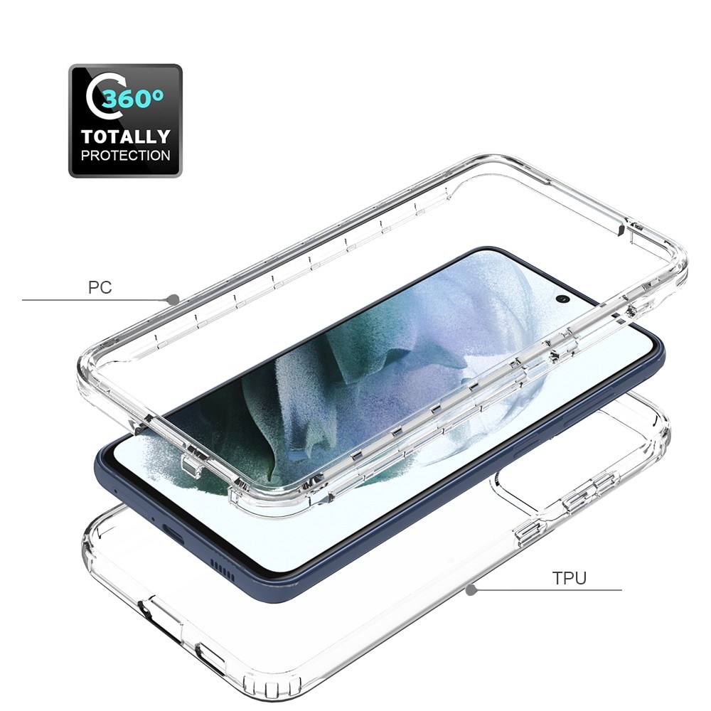 Cover protezione totale Samsung Galaxy S21 FE trasparente