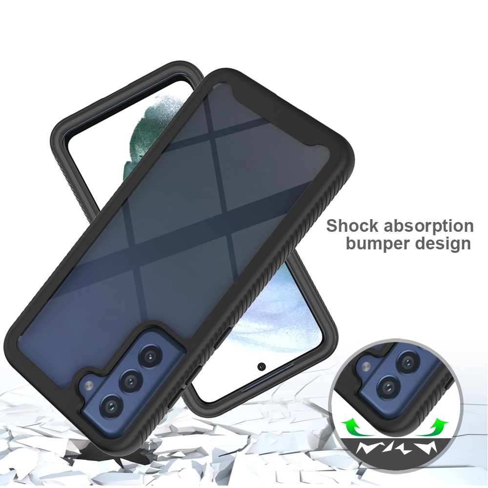 Cover protezione totale Samsung Galaxy S21 FE Nero