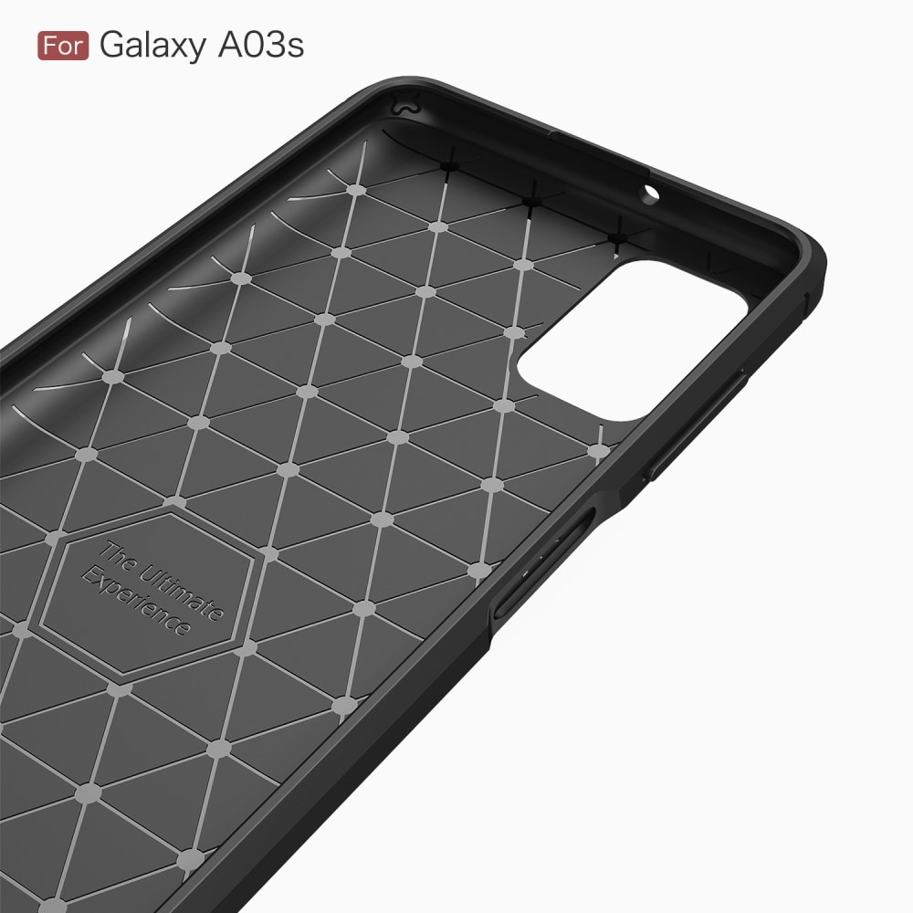 Cover Brushed TPU Case Samsung Galaxy A03s Black
