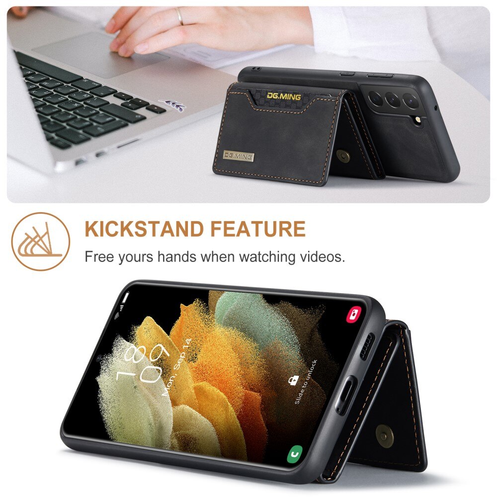 Cover Magnetic Card SlotSamsung Galaxy S21 FE Nero