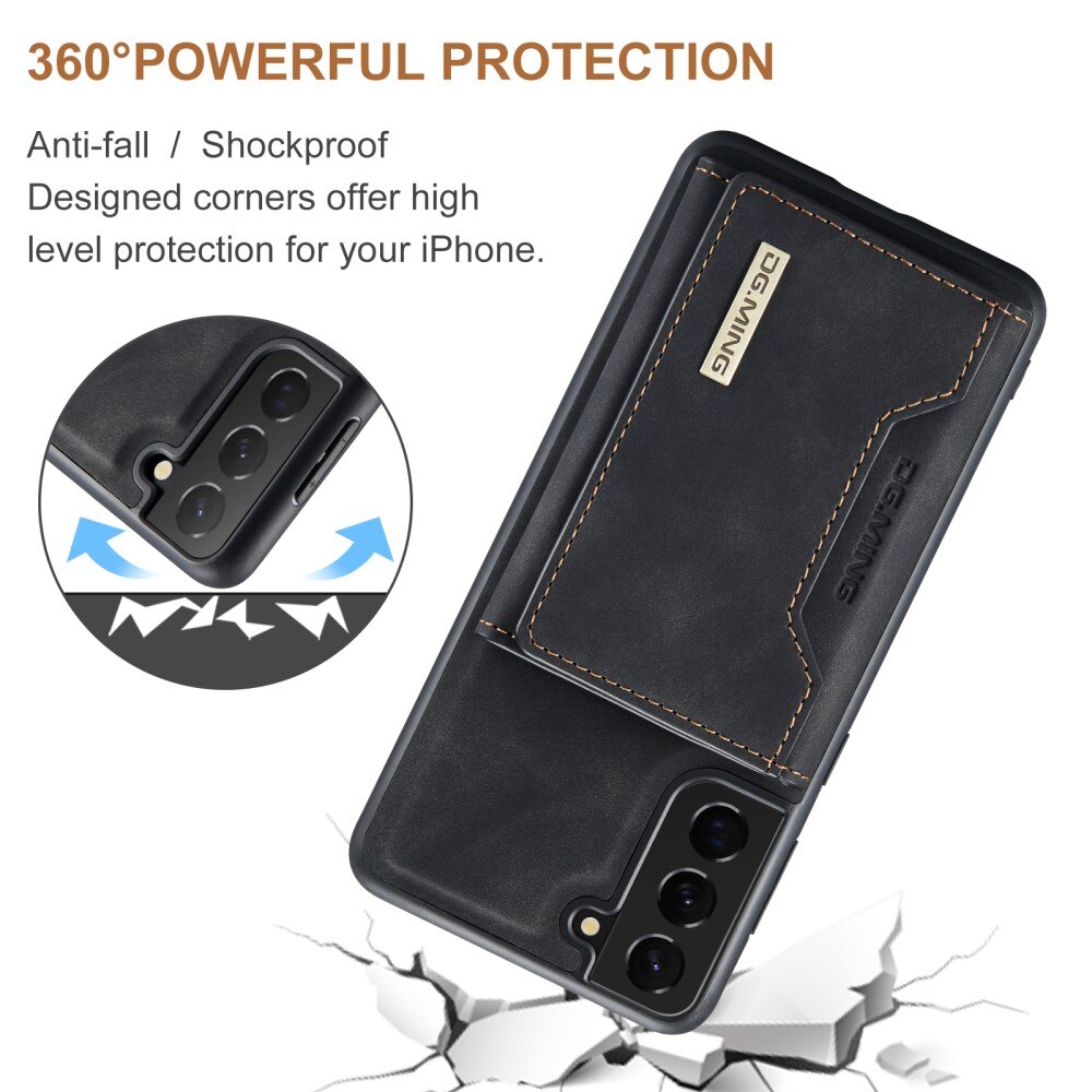 Cover Magnetic Card SlotSamsung Galaxy S21 FE Nero