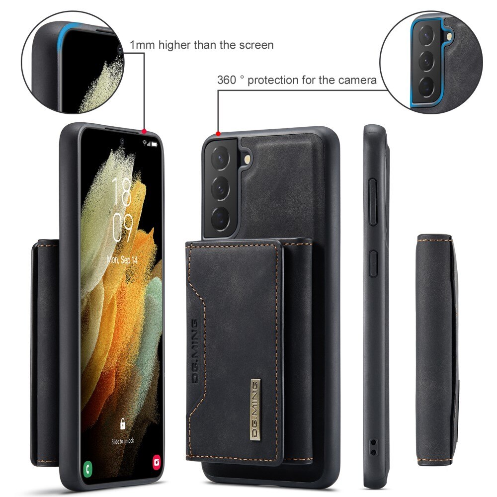 Cover Magnetic Card SlotSamsung Galaxy S21 FE Nero