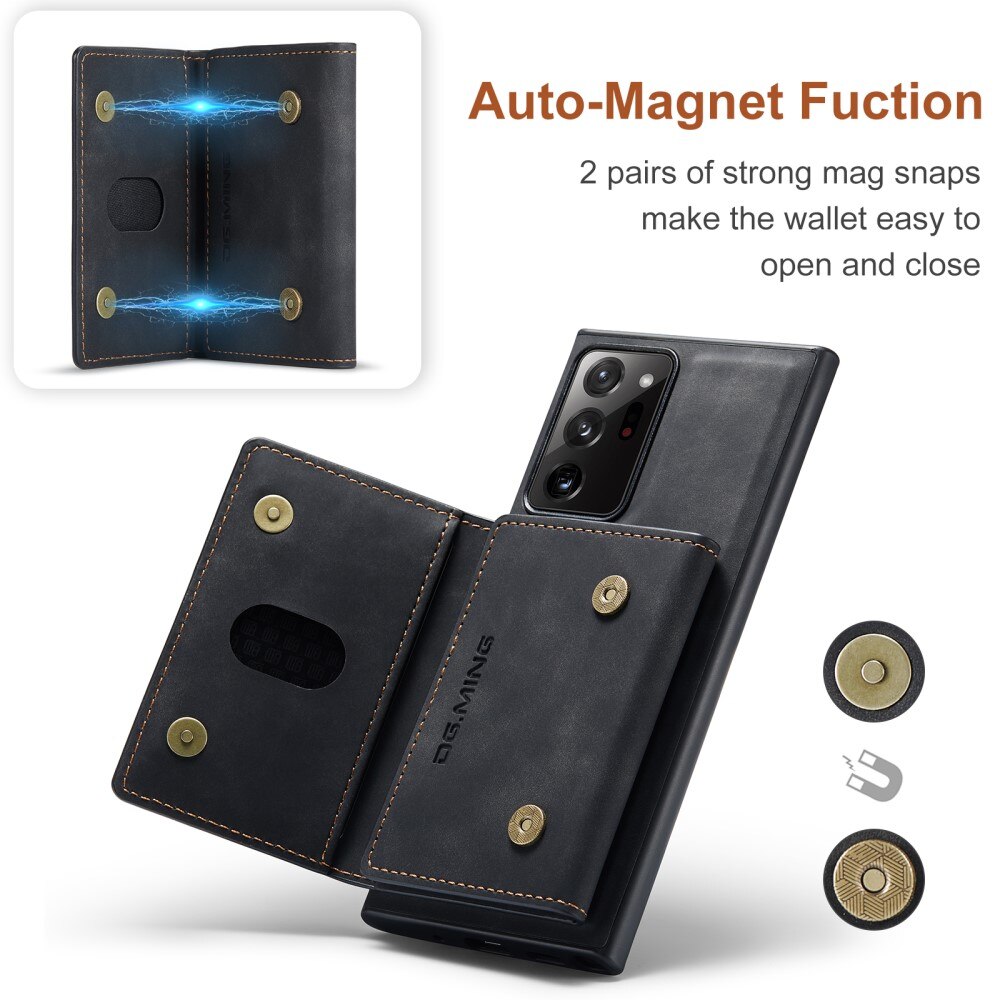 Cover Magnetic Card Slot Samsung Galaxy Note 20 Ultra Black