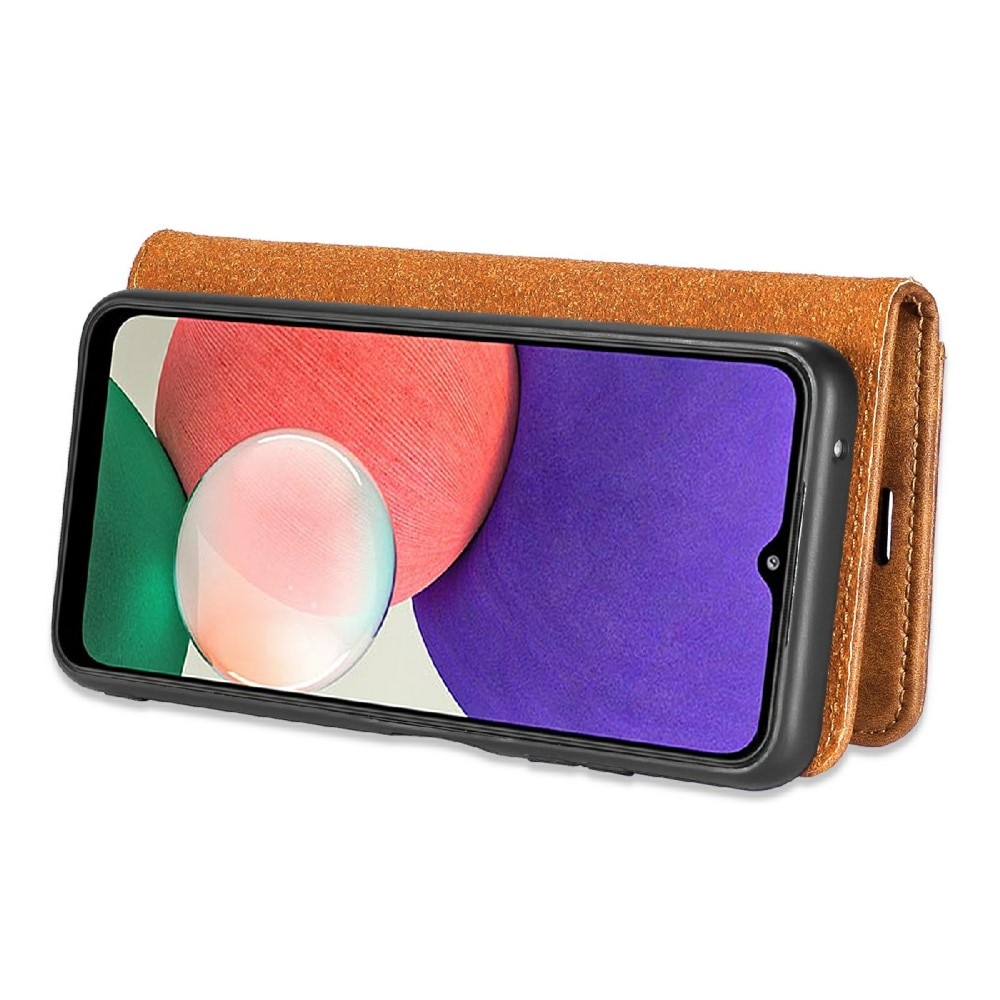 Cover portafoglio Magnet Wallet Samsung Galaxy A22 5G Cognac