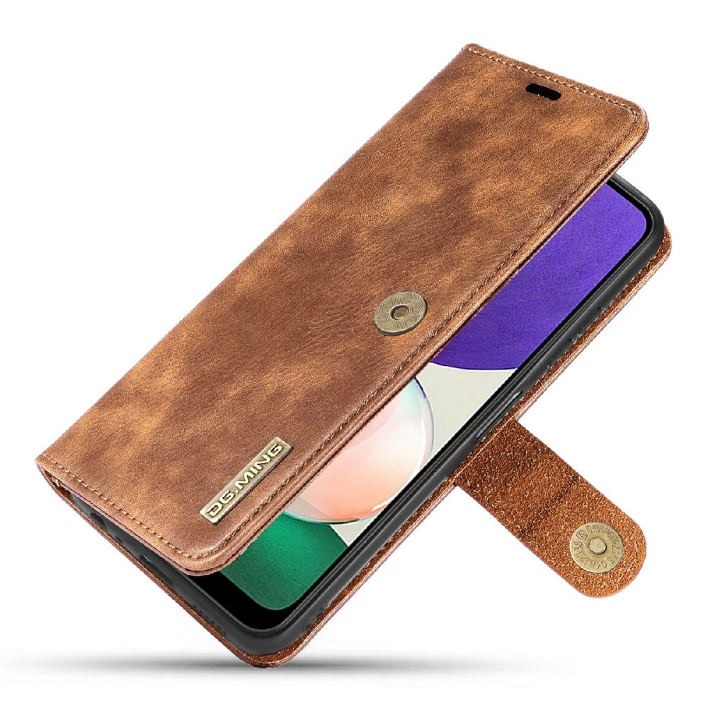 Cover portafoglio Magnet Wallet Samsung Galaxy A22 5G Cognac