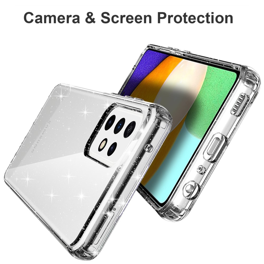 Glitter TPU Case Samsung Galaxy A52 5G Trasparente