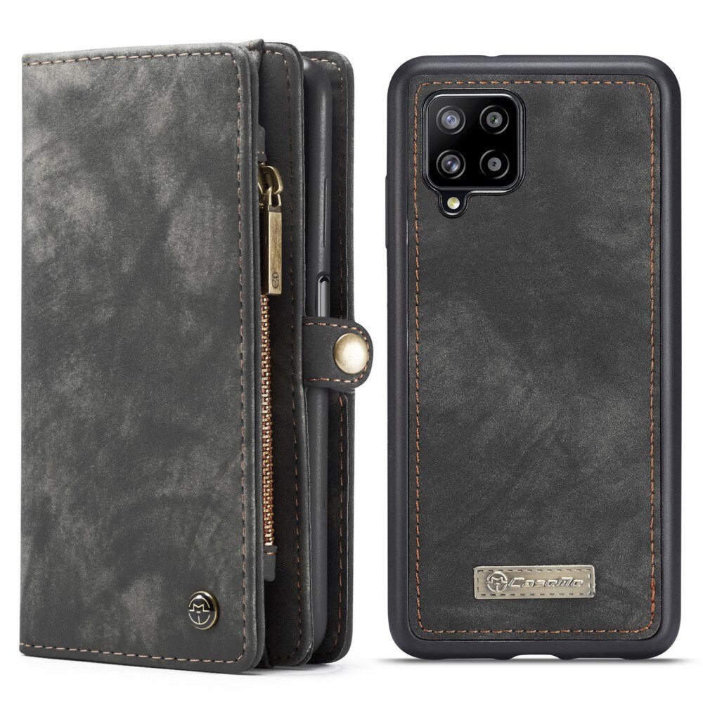 Cover portafoglio Multi-Slot Samsung Galaxy A12 5G Grigio