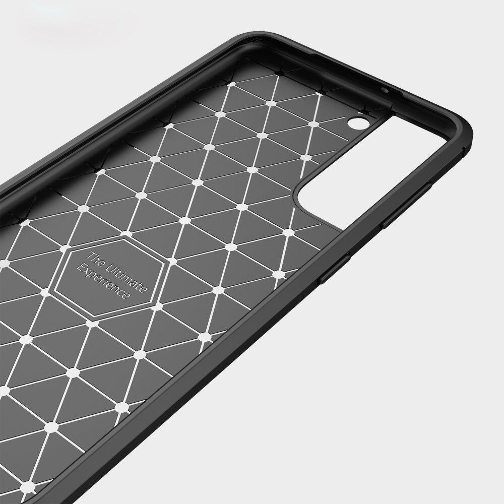 Cover TPU Brushed Samsung Galaxy S22 Plus Nero