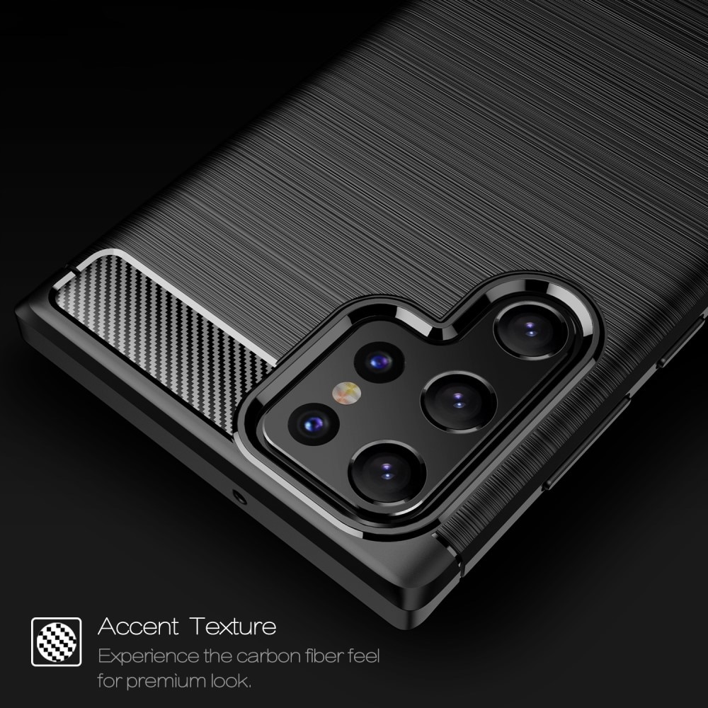 Cover Brushed TPU Case Samsung Galaxy S22 Ultra Black