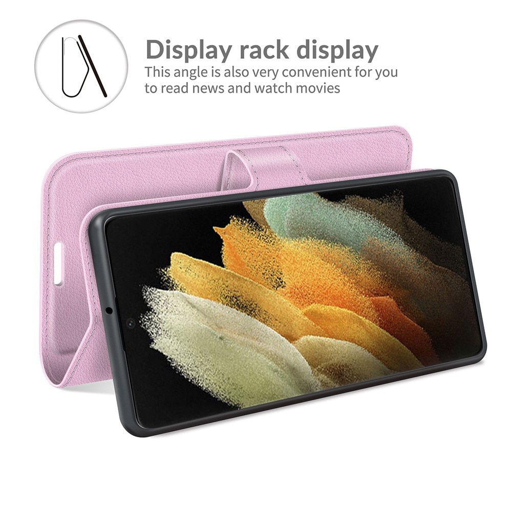 Cover portafoglio Samsung Galaxy S22 Ultra Rosa
