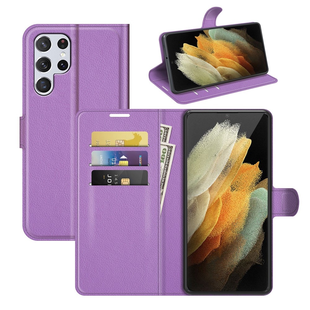 Cover portafoglio Samsung Galaxy S22 Ultra Viola