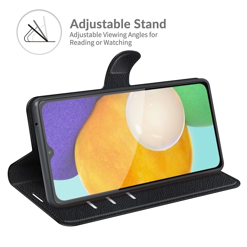 Cover portafoglio Samsung Galaxy A04s Nero