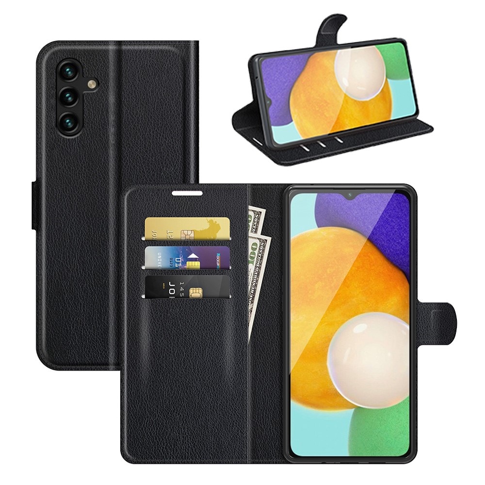 Cover portafoglio Samsung Galaxy A04s nero