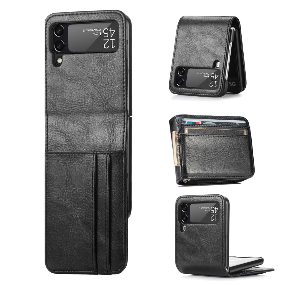 Cover portafoglio Samsung Galaxy Z Flip 3 Nero