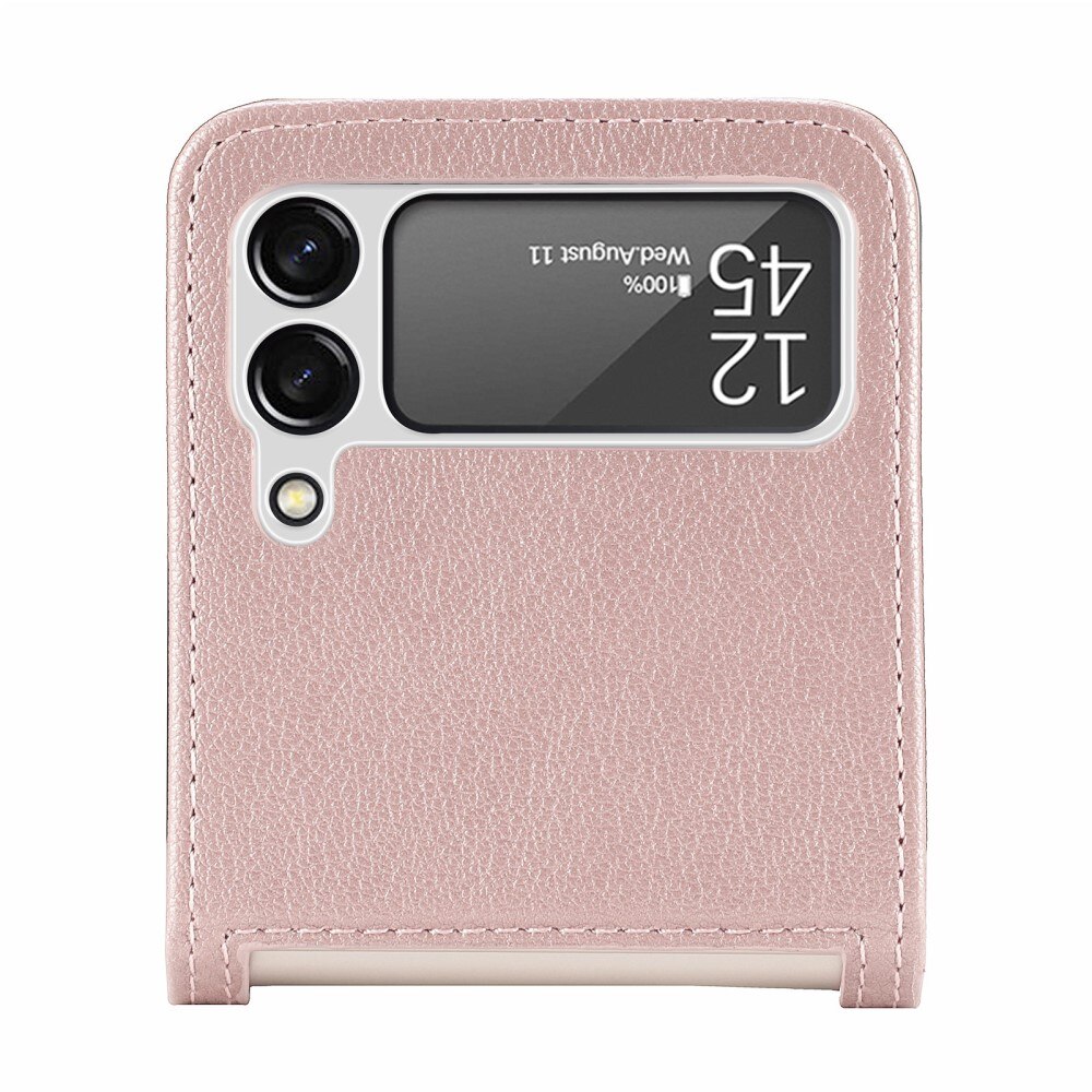 Cover portafoglio Slim Card Wallet Samsung Galaxy Z Flip 3 Rosa