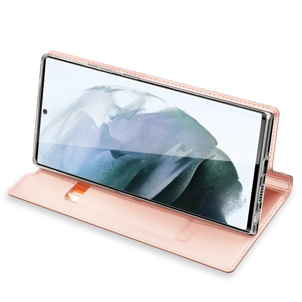 Cover portafoglio Skin Pro Series Samsung Galaxy S22 Ultra Rose Gold