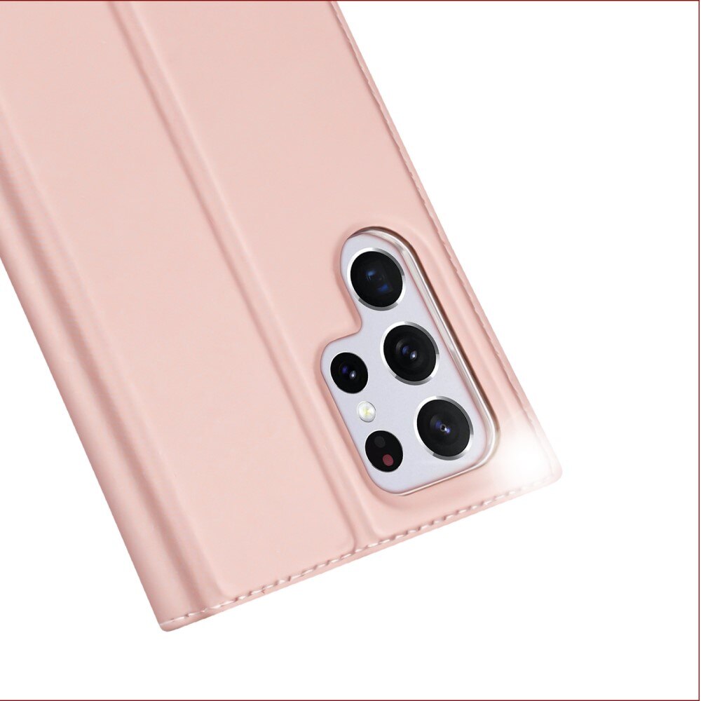 Cover portafoglio Skin Pro Series Samsung Galaxy S22 Ultra Rose Gold