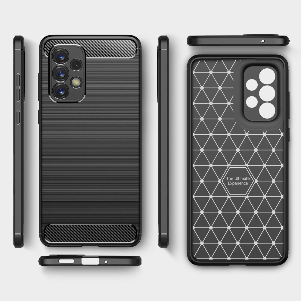 Cover TPU Brushed Samsung Galaxy A33 Nero