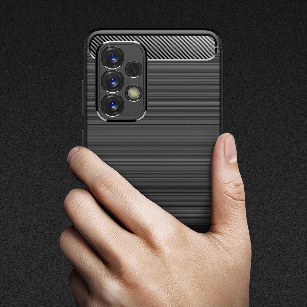 Cover TPU Brushed Samsung Galaxy A33 Nero