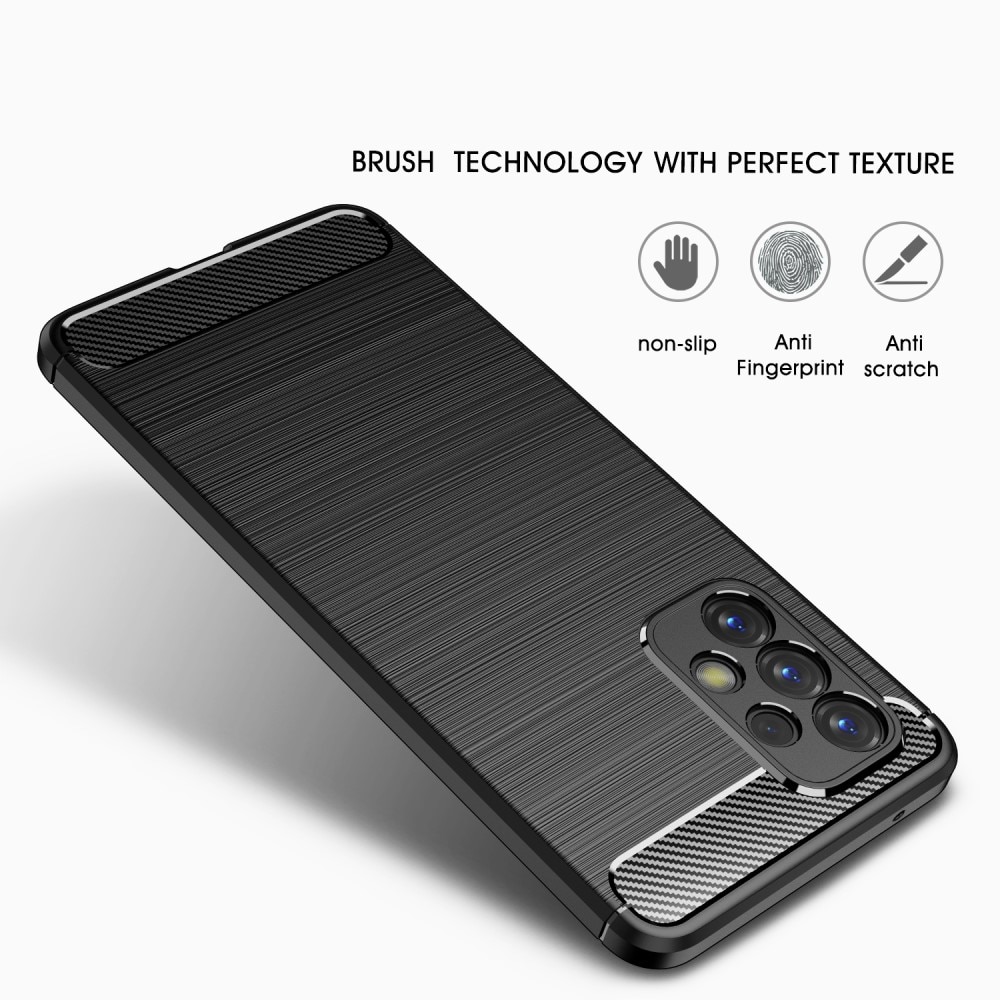 Cover TPU Brushed Samsung Galaxy A33 Nero