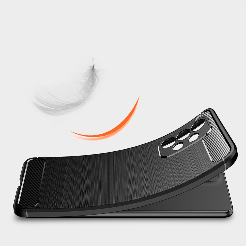 Cover TPU Brushed Samsung Galaxy A33 Nero
