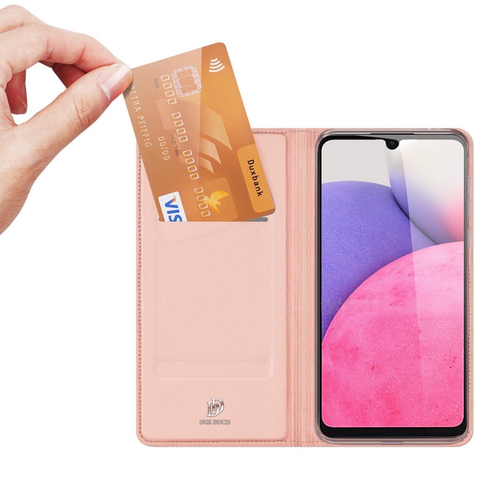 Cover portafoglio Skin Pro Series Samsung Galaxy A33 Rose Gold