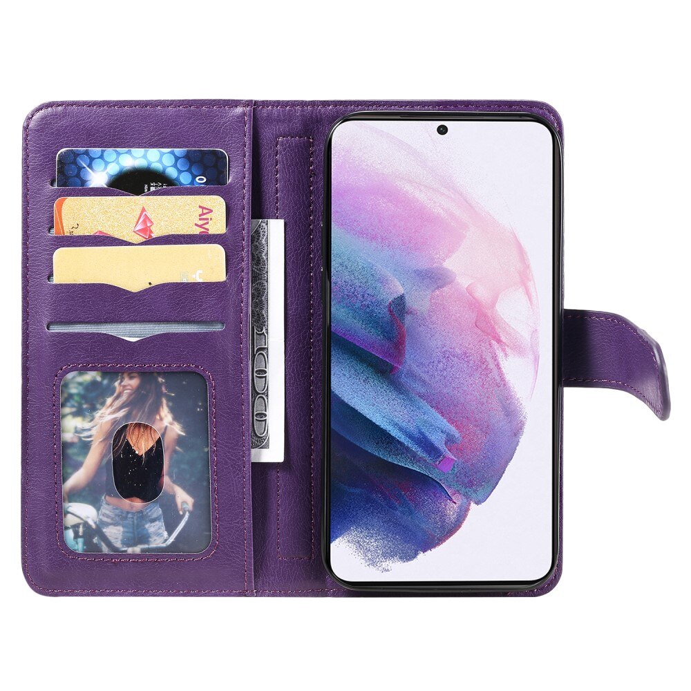 Cover portafoglio Multi-slot Samsung Galaxy S22, viola