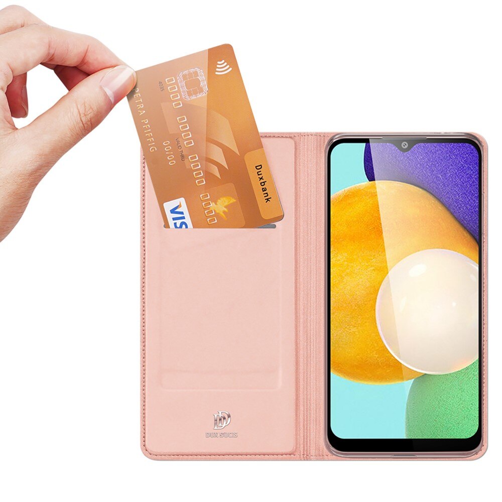 Cover portafoglio Skin Pro Series Samsung Galaxy A13 Rose Gold