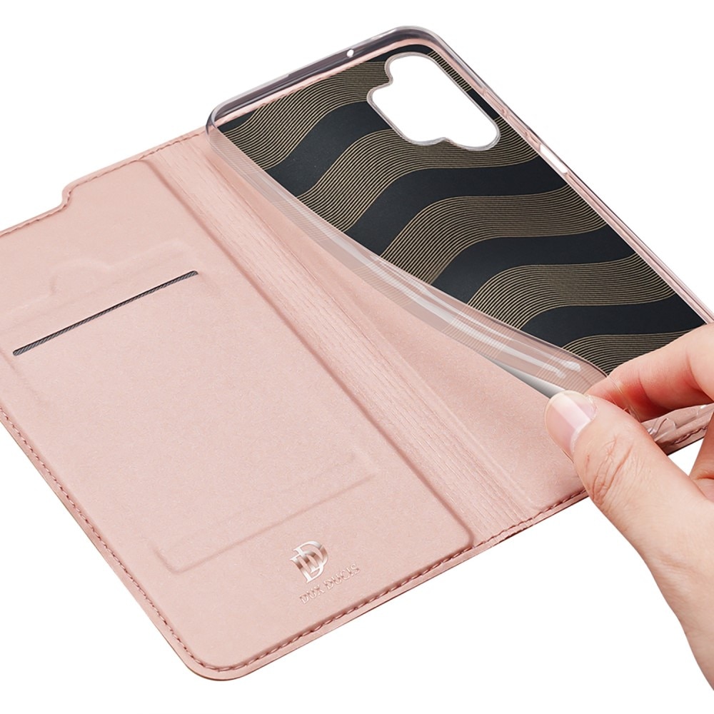 Cover portafoglio Skin Pro Series Samsung Galaxy A13 Rose Gold