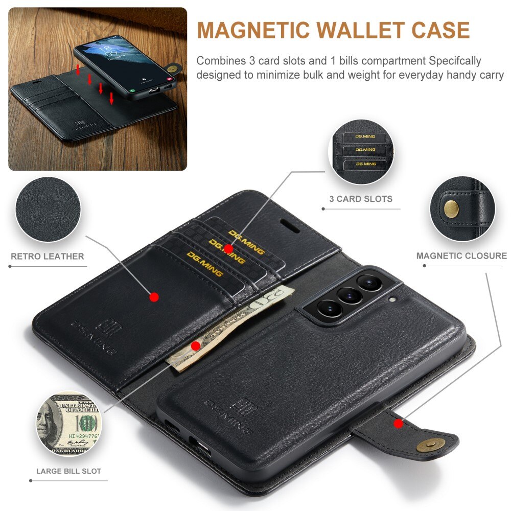 Cover portafoglio Magnet Wallet Samsung Galaxy S22 Plus Black