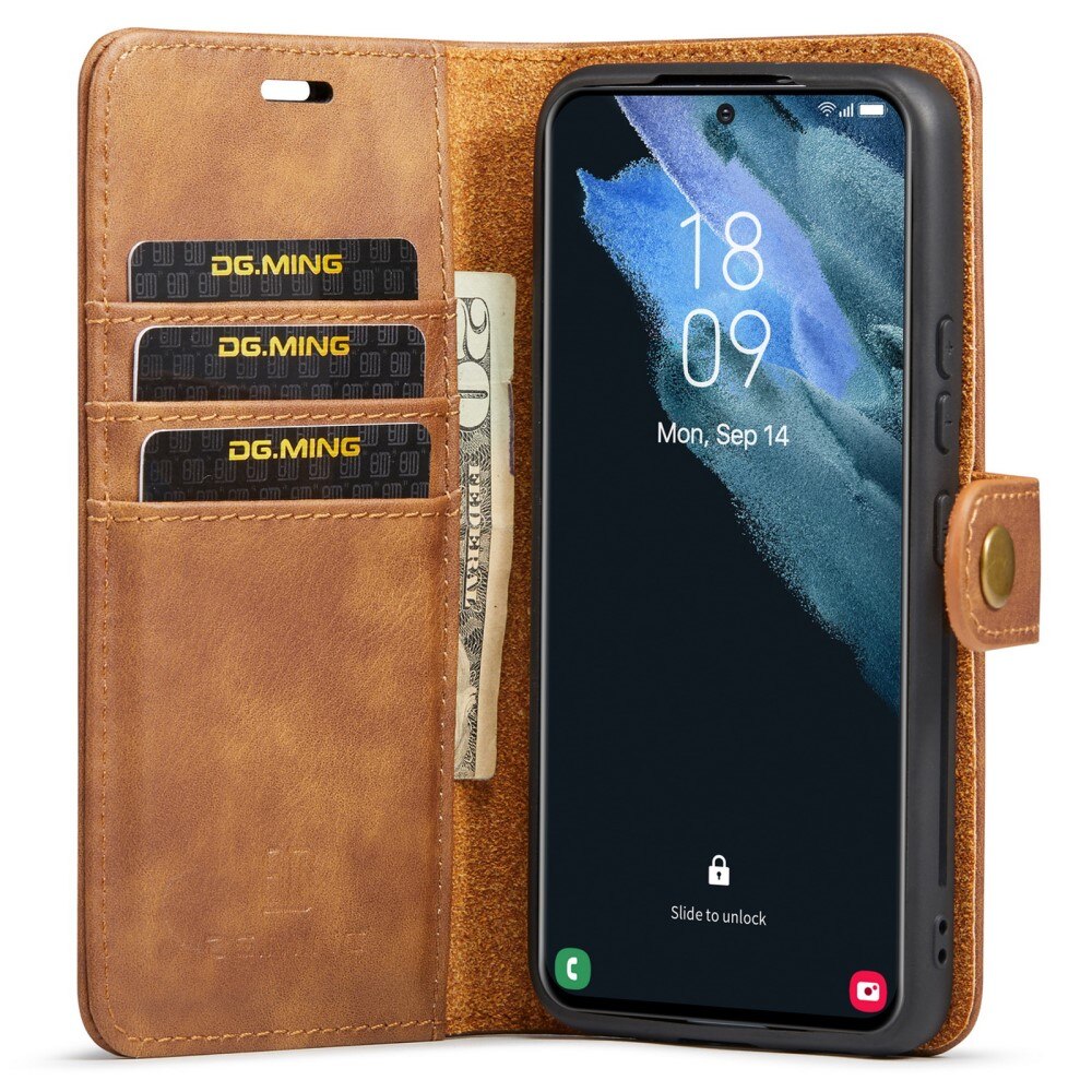 Cover portafoglio Magnet Wallet Samsung Galaxy S22 Plus Cognac