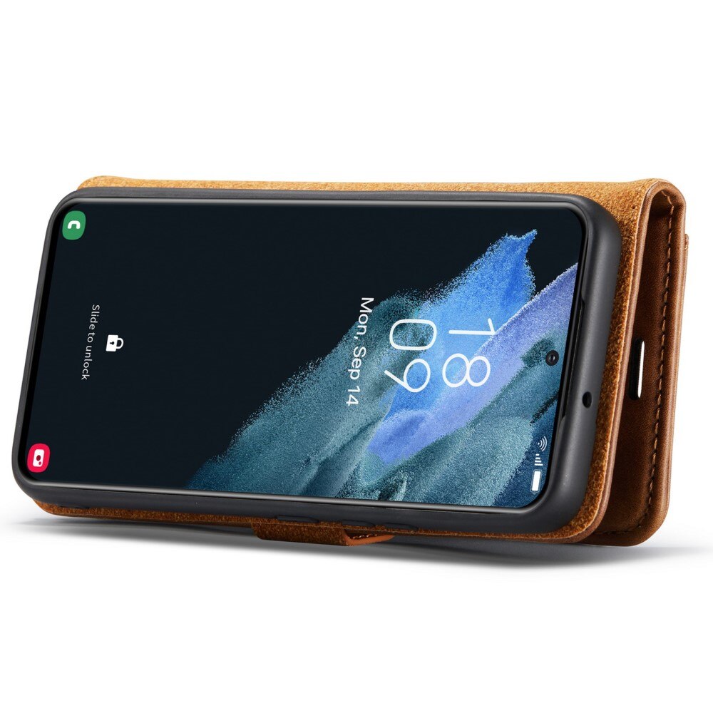 Cover portafoglio Magnet Wallet Samsung Galaxy S22 Plus Cognac