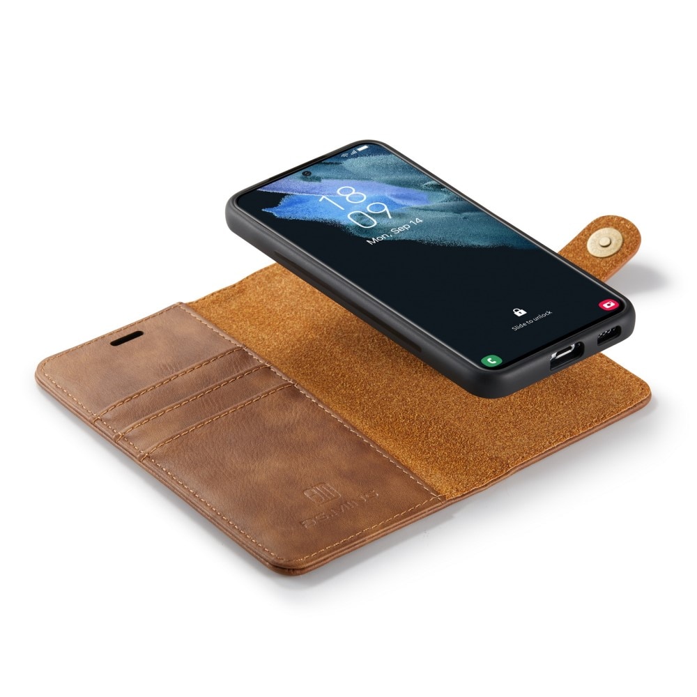 Cover portafoglio Magnet Wallet Samsung Galaxy S22 Plus Cognac