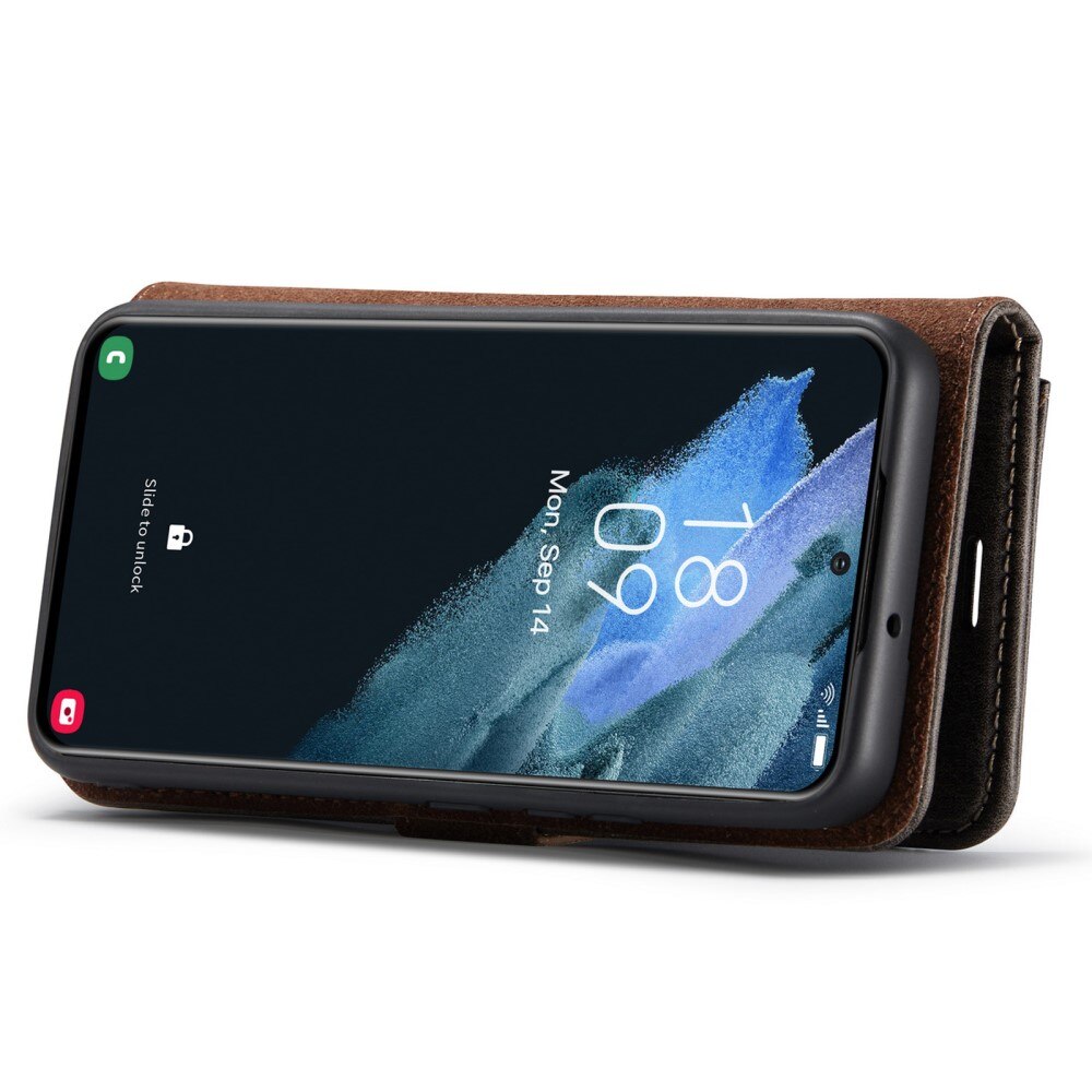Cover portafoglio Magnet Wallet Samsung Galaxy S22 Plus Marrone
