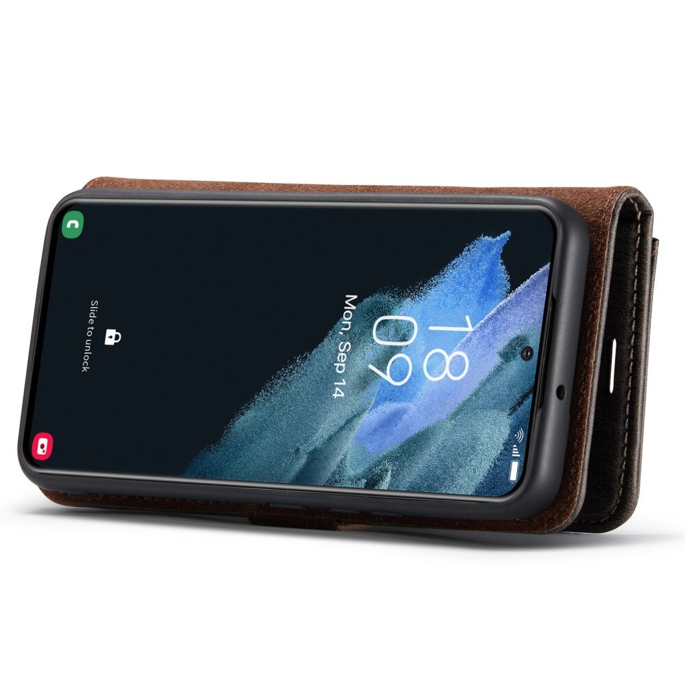 Cover portafoglio Magnet Wallet Samsung Galaxy S22 Plus Brown