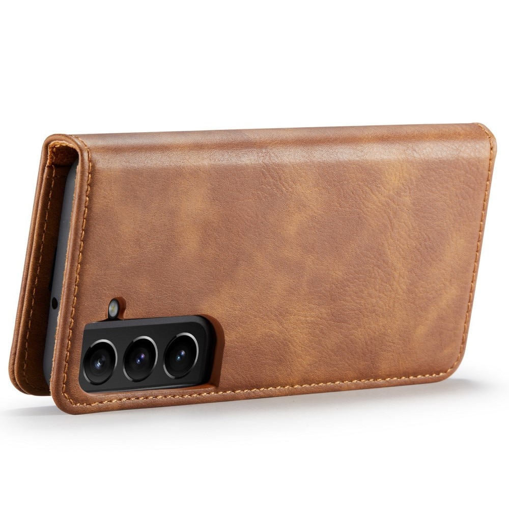 Cover portafoglio Magnet Wallet Samsung Galaxy S22 Cognac