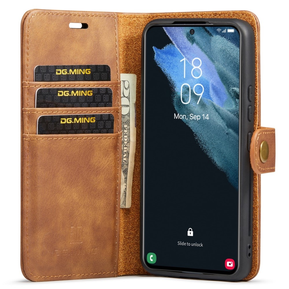 Cover portafoglio Magnet Wallet Samsung Galaxy S22 Cognac