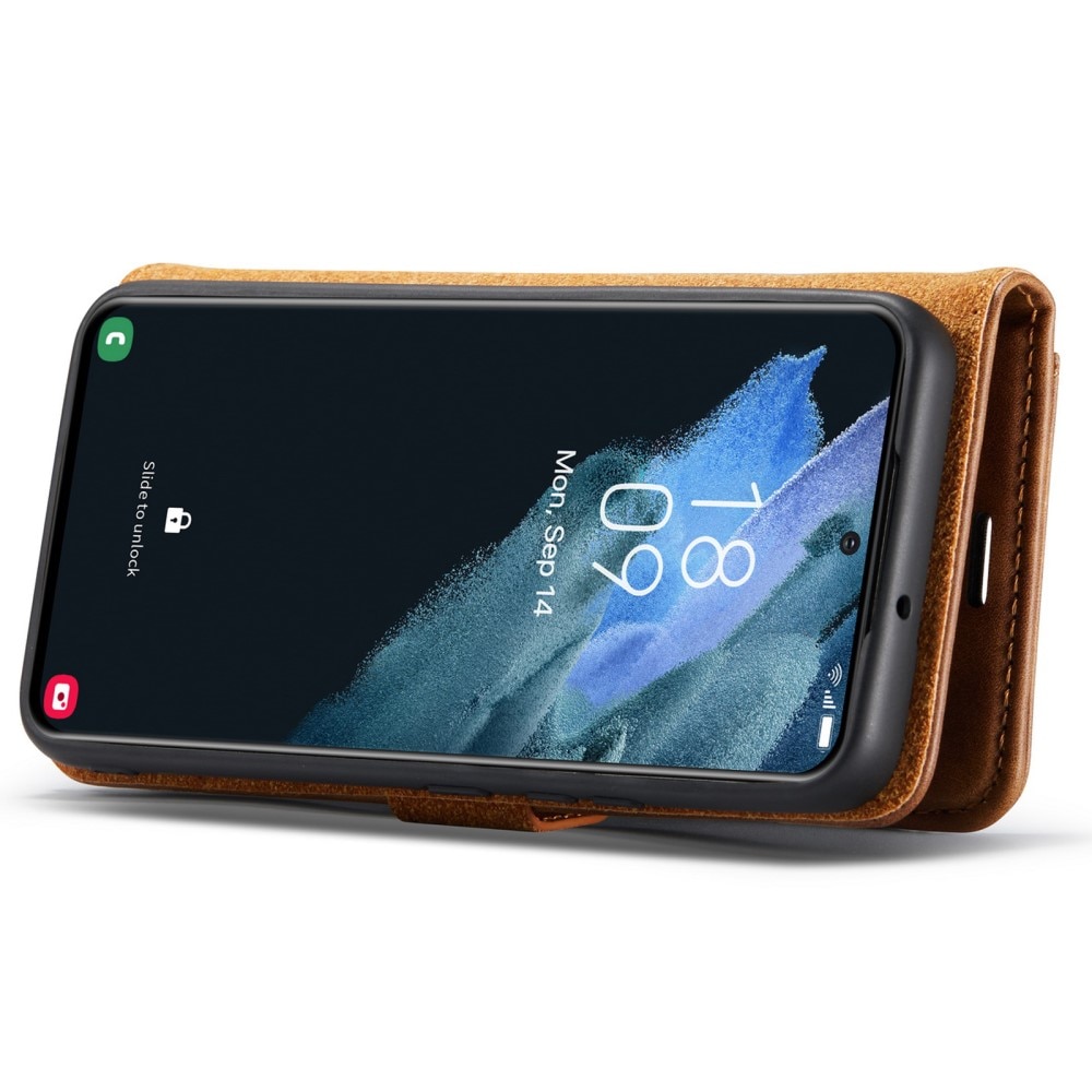 Cover portafoglio Magnet Wallet Samsung Galaxy S22 Cognac