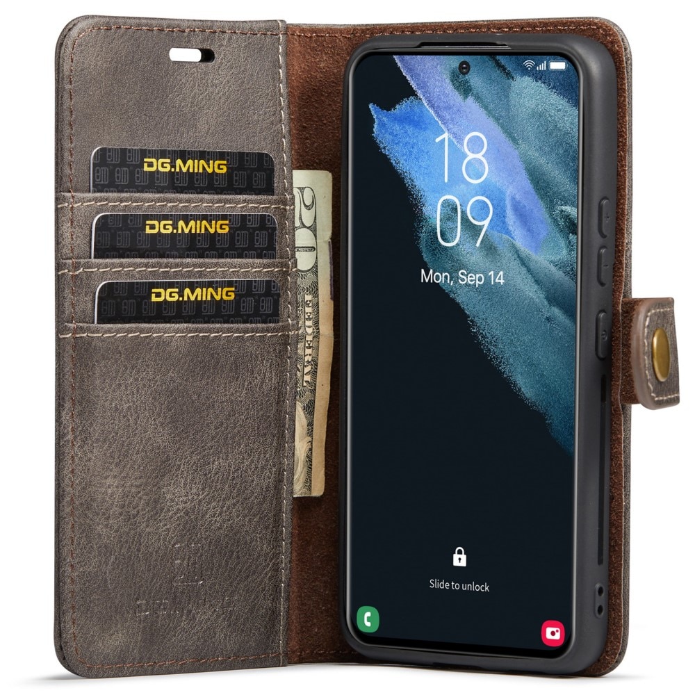 Cover portafoglio Magnet Wallet Samsung Galaxy S22 Brown