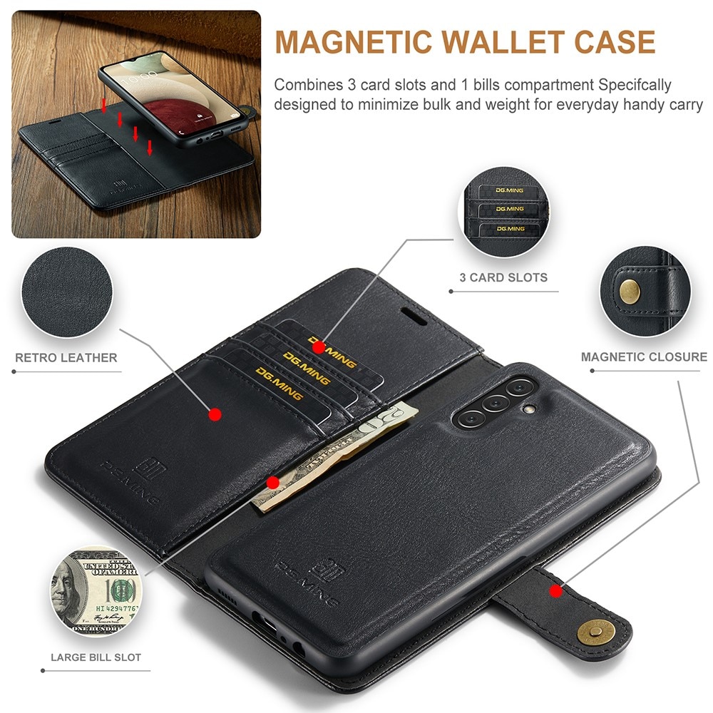 Cover portafoglio Magnet Wallet Samsung Galaxy A04s Black