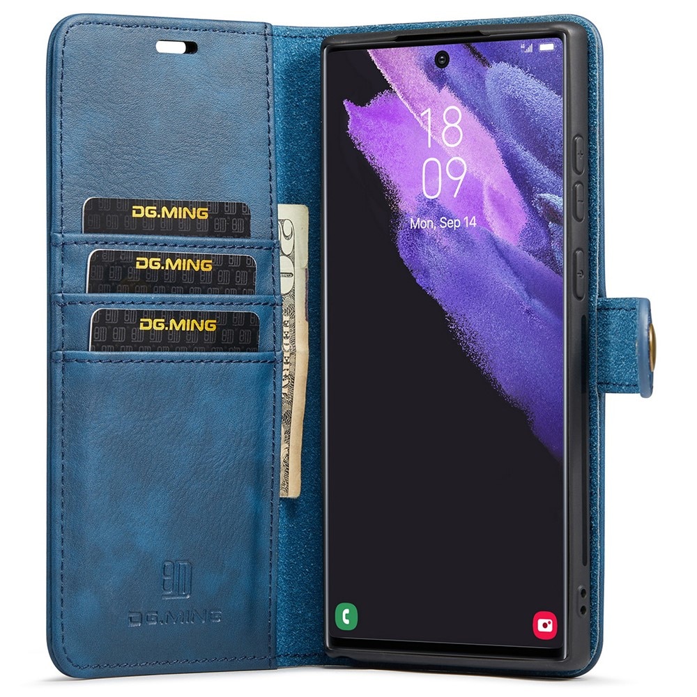 Cover portafoglio Magnet Wallet Samsung Galaxy S22 Ultra Blue