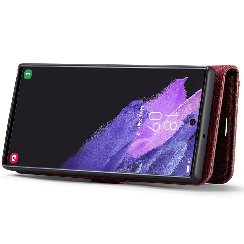 Cover portafoglio Magnet Wallet Samsung Galaxy S22 Ultra Rosso
