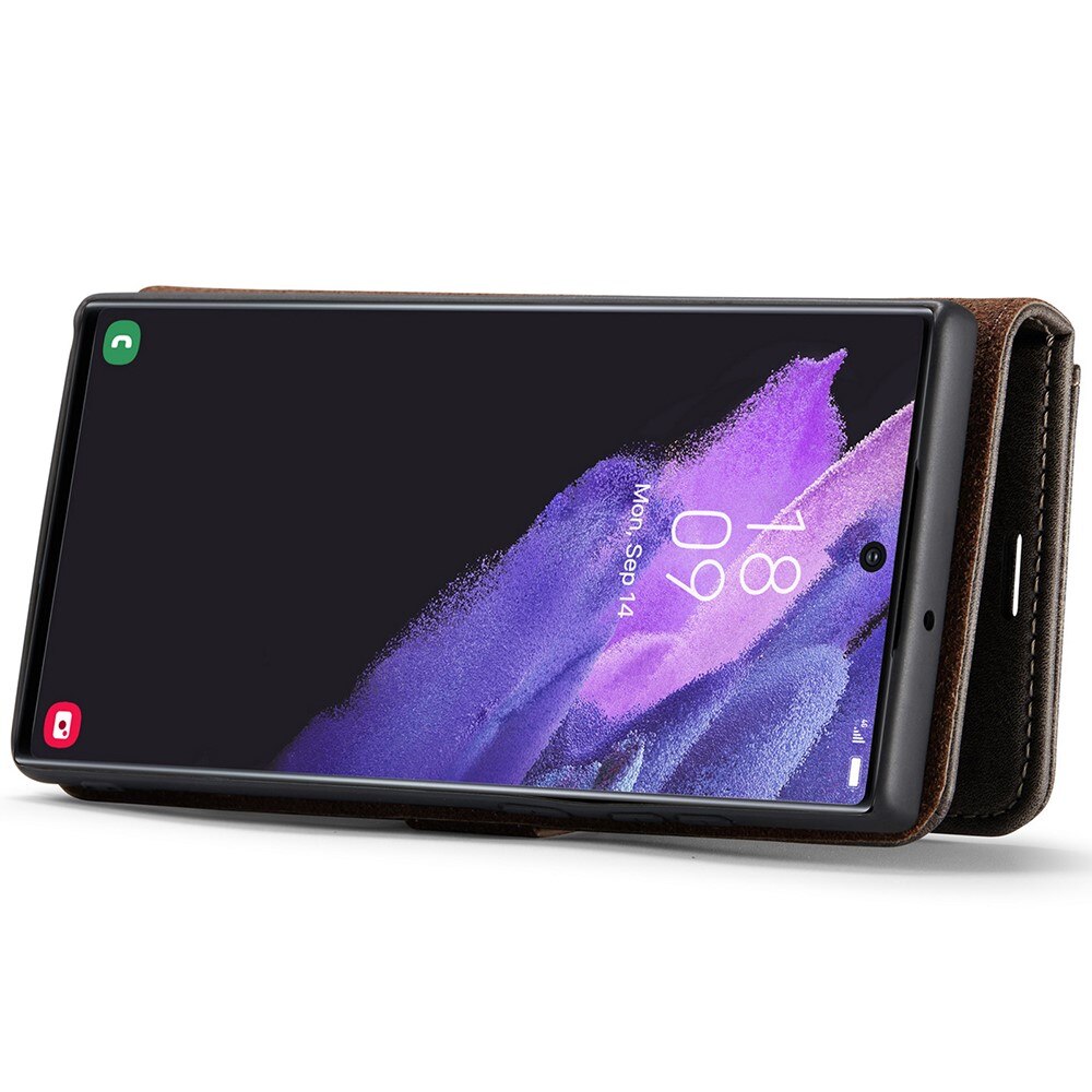 Cover portafoglio Magnet Wallet Samsung Galaxy S22 Ultra Marrone